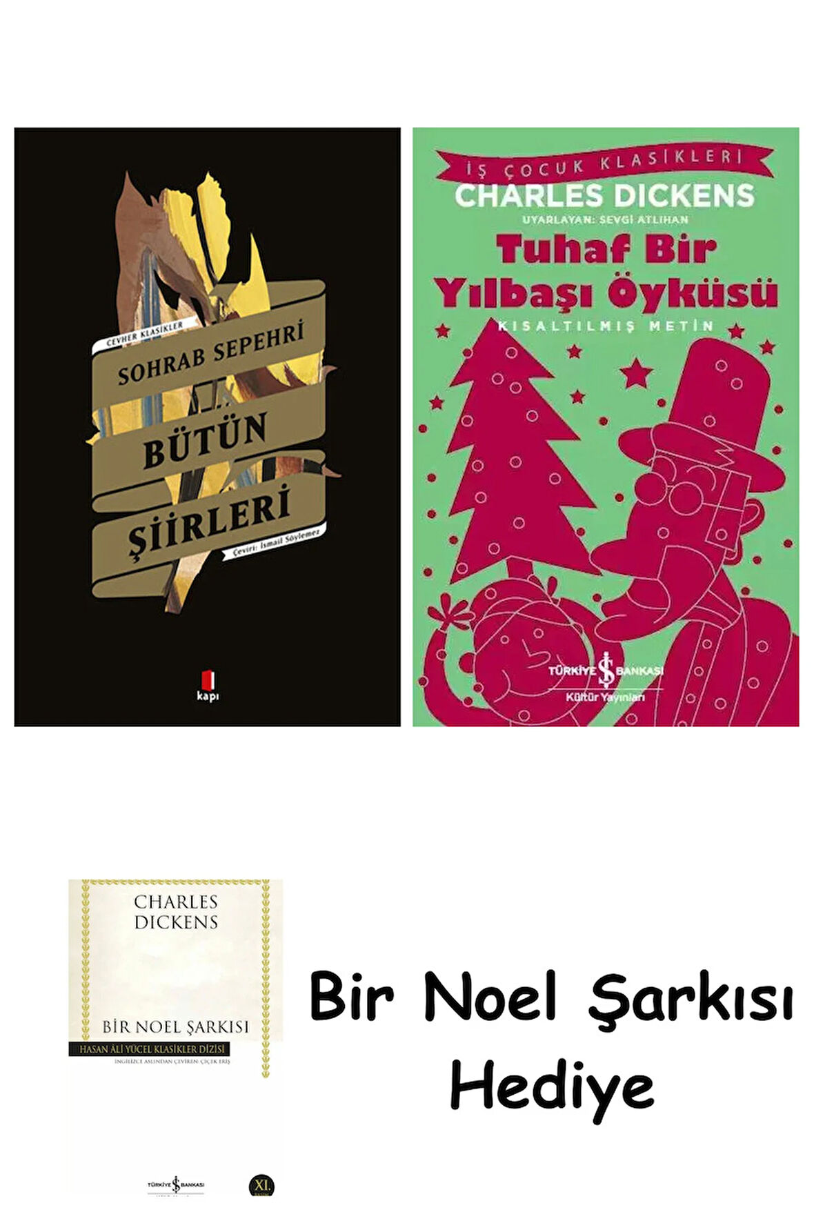 Sohrab Sepehri Bütün Şiirleri + Tuhaf Bir Yılbaşı Öyküsü + Bir Noel Şarkısı