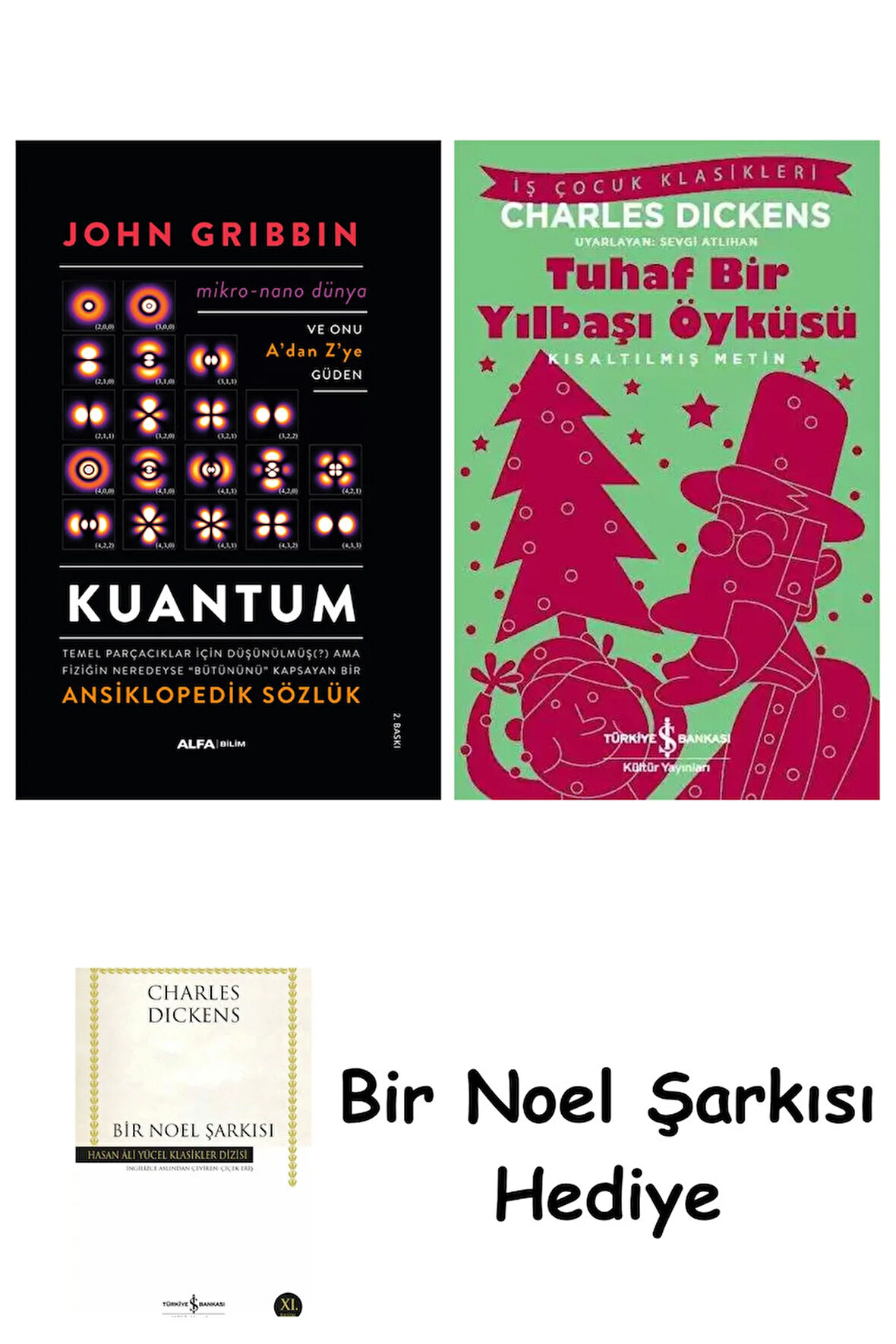 Kuantum Ansiklopedik Sözlük (Ciltli) + Tuhaf Bir Yılbaşı Öyküsü + Bir Noel Şarkısı