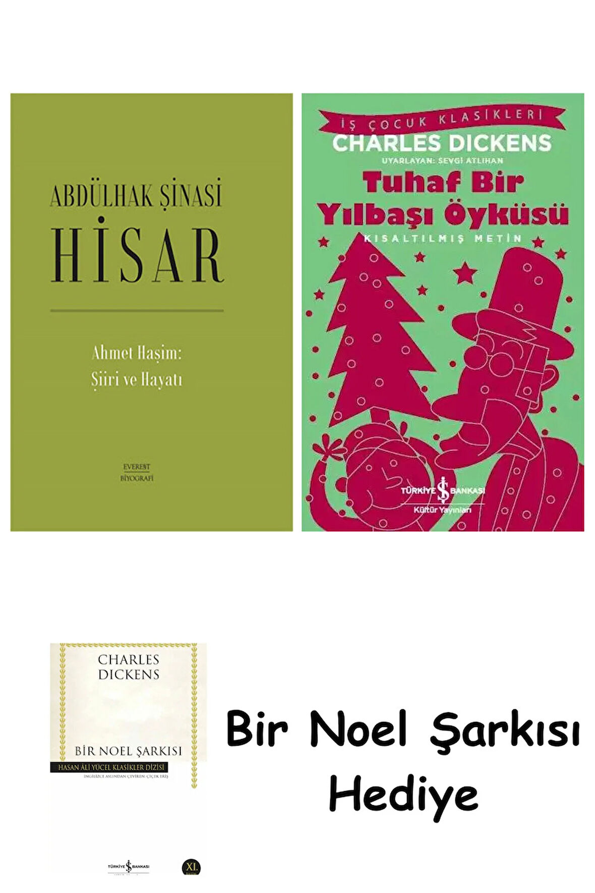 Ahmet Haşim: Şiiri ve Hayatı (Ciltli) + Tuhaf Bir Yılbaşı Öyküsü + Bir Noel Şarkısı