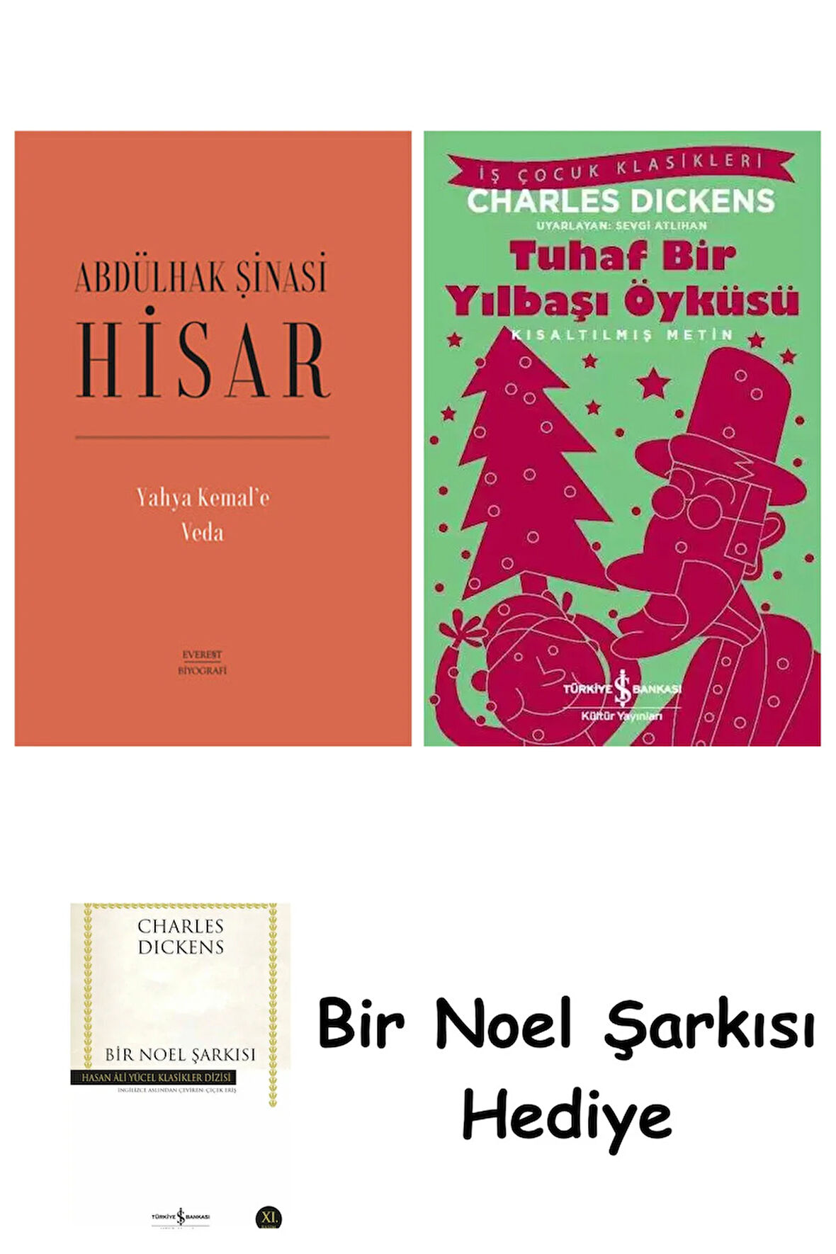 Yahya Kemal’e Veda (Ciltli) + Tuhaf Bir Yılbaşı Öyküsü + Bir Noel Şarkısı