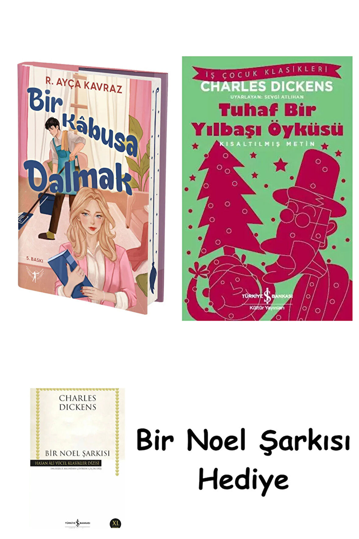 Bir Kâbusa Dalmak (Ciltli) + Tuhaf Bir Yılbaşı Öyküsü + Bir Noel Şarkısı