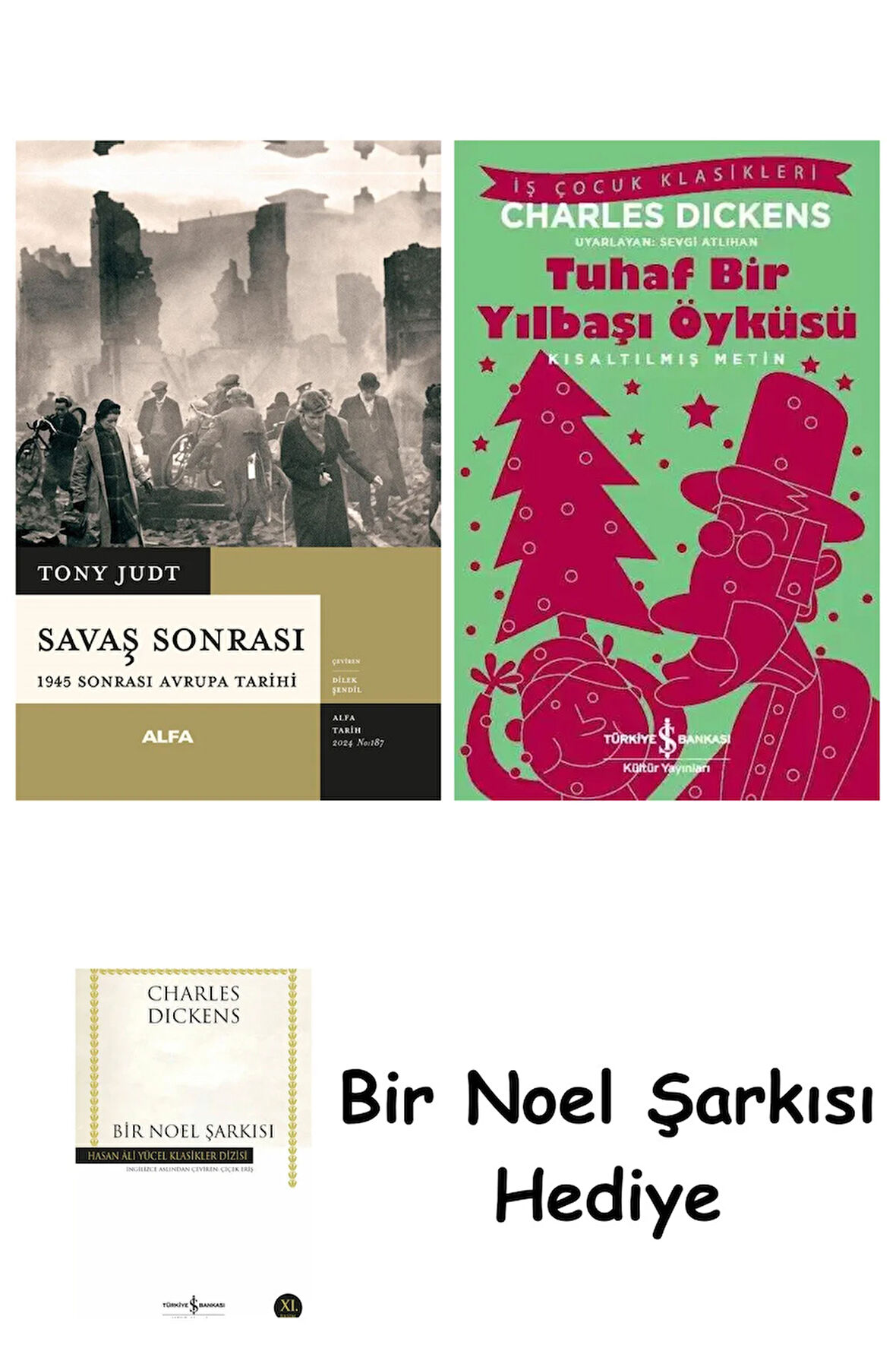 Savaş Sonrası (Ciltli) + Tuhaf Bir Yılbaşı Öyküsü + Bir Noel Şarkısı
