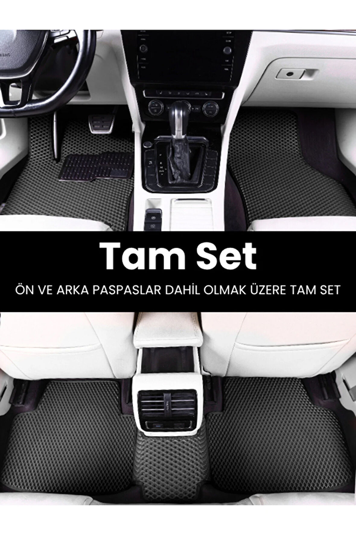 CHERY-TİGGO 8 PRO MAX-7 KİŞİLİK-(2024-2025) İÇİN EVA İÇ PASPAS TAKIMI (METAL TOPUKLUK DAHİL)