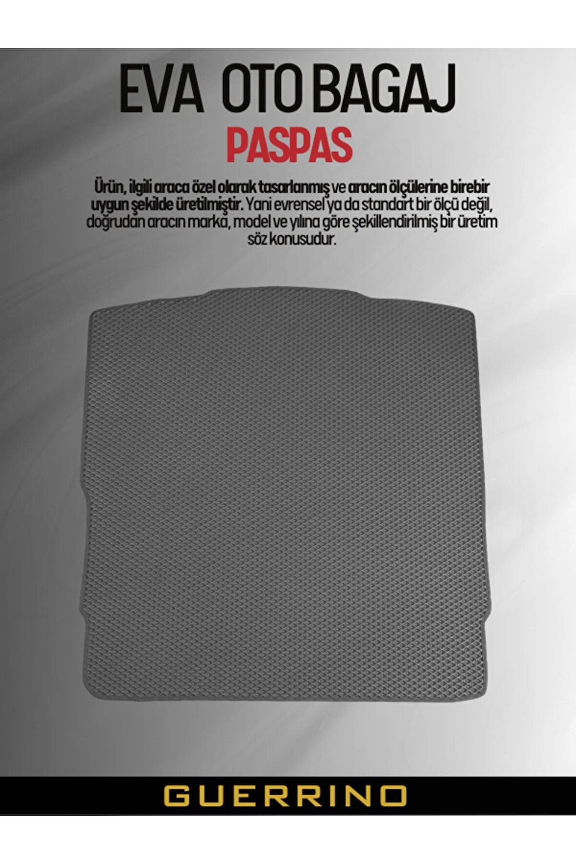 FORD-ECOSPORT-(2013-2025) İÇİN EVA BAGAJ HAVUZU