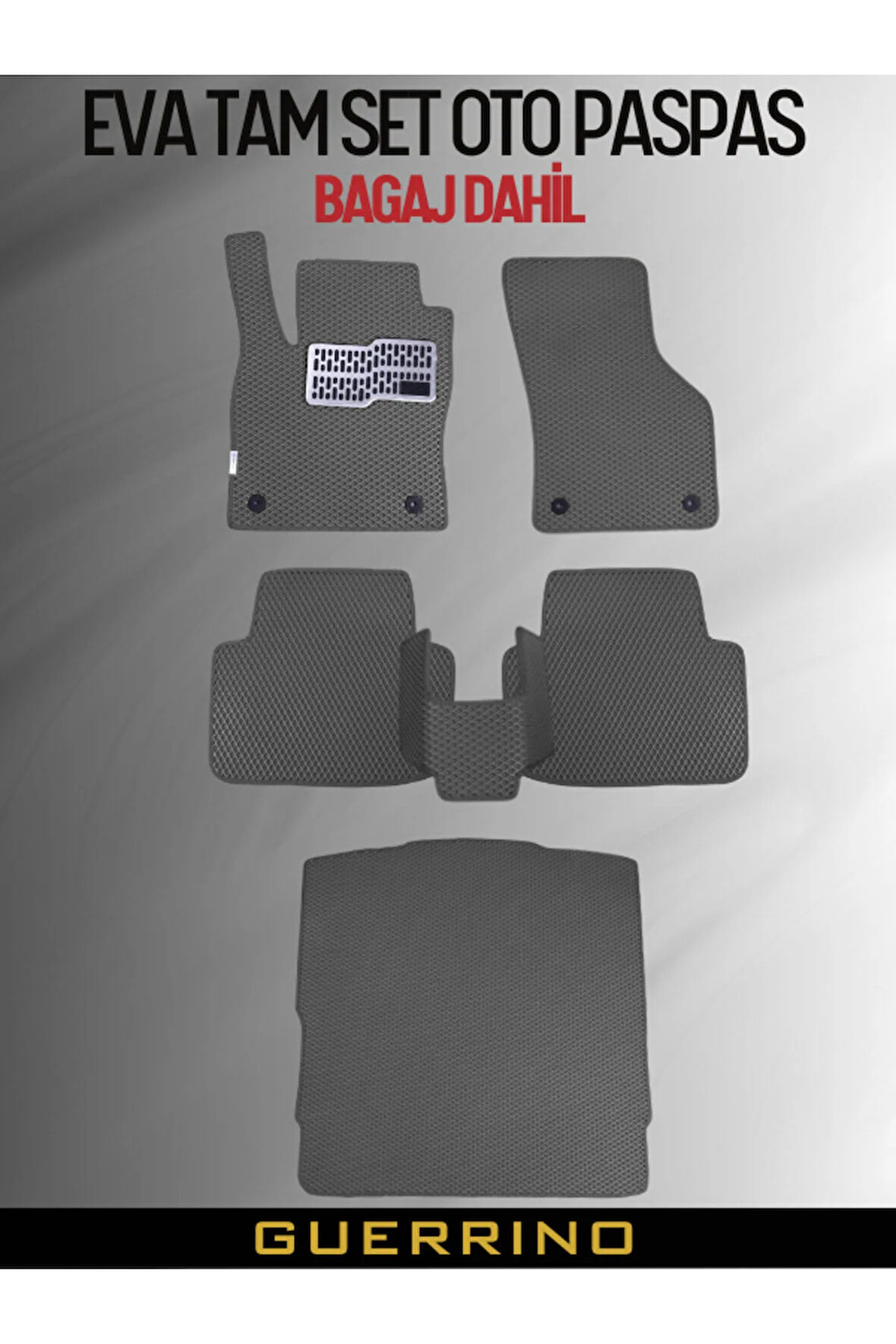 TOYOTA-COROLLA-CROSS-(2021-2025) İÇİN EVA FUL PASPAS TAKIMI (METAL TOPUKLUK DAHİL)