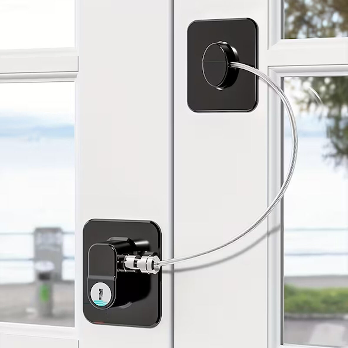 Siyah Plaka Halatlı Emniyet Kilidi