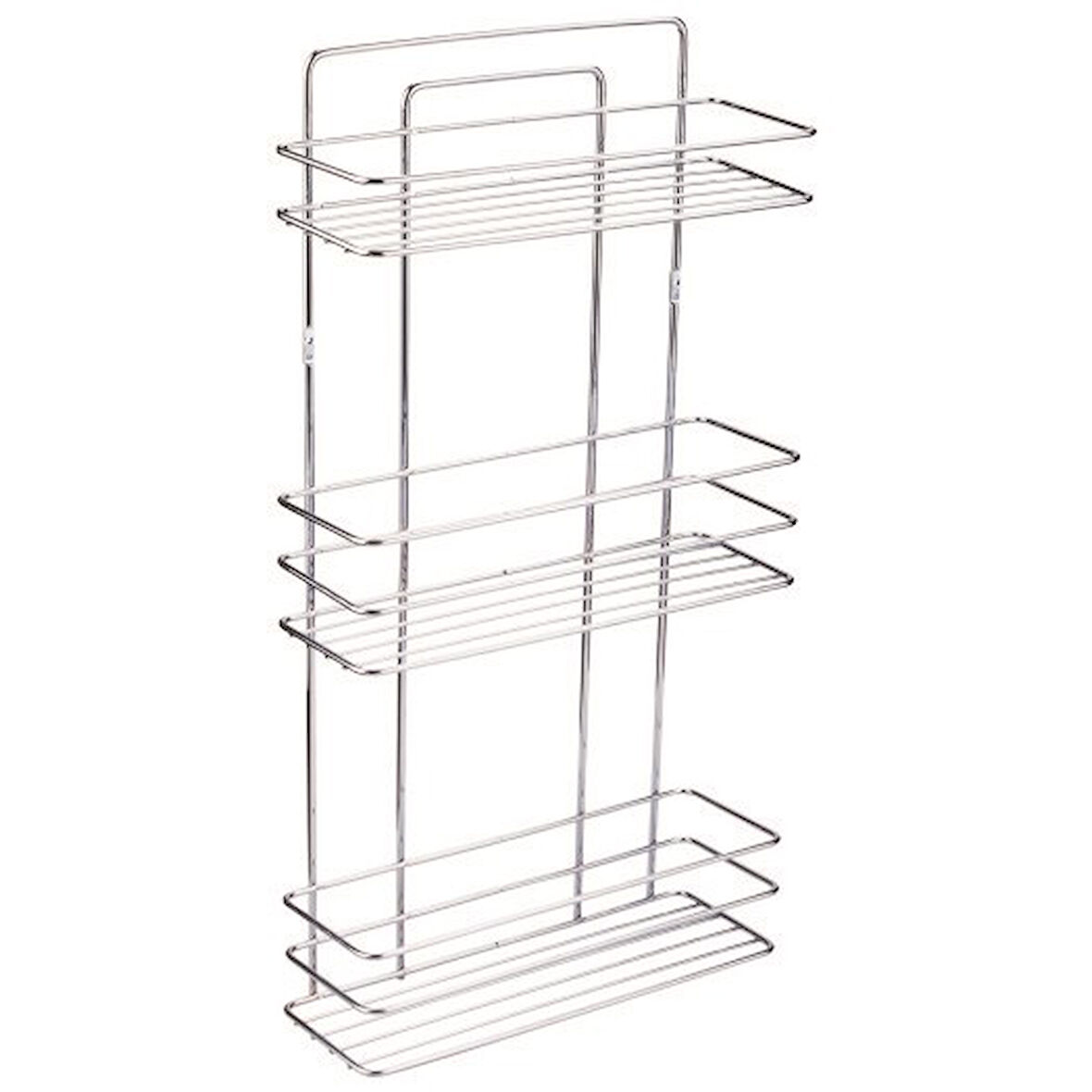 SAS ÜÇ Katlı Duşa Kabin Rafı Şampuanlık TŞ-03 Krom