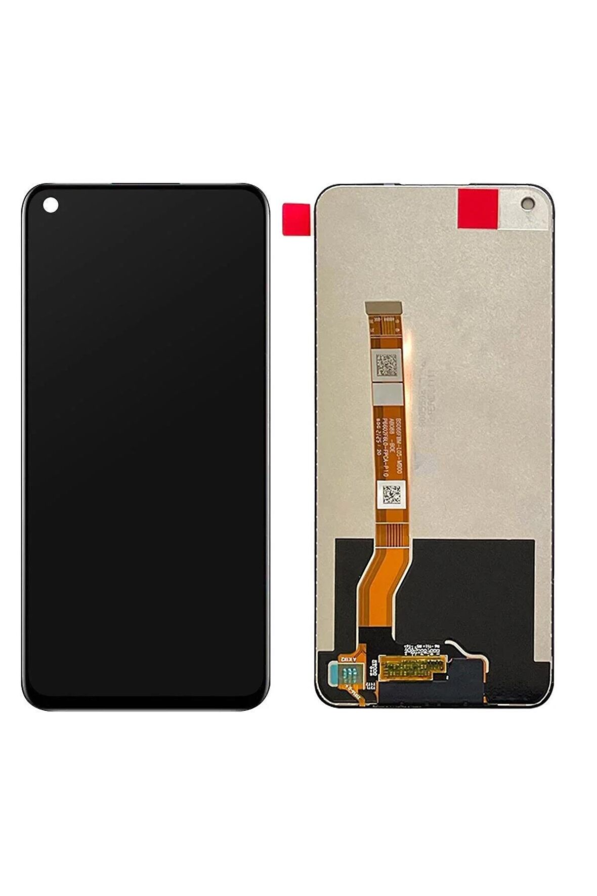 REALME 8İ UYUMLU LCD DOKUNMATİK EKRAN ÇITASIZ SİYAH(TAMİR SETİ HEDİYELİ)