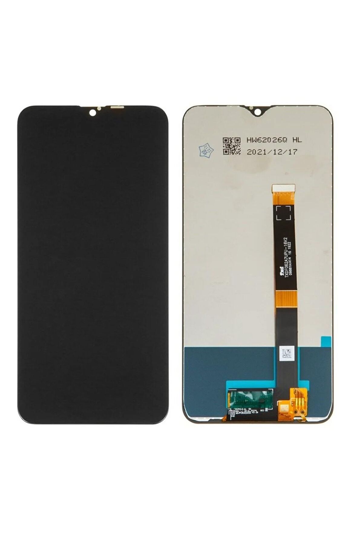OPPO A12 UYUMLU LCD DOKUNMATİK EKRAN ÇITASIZ SİYAH SERVICE(TAMİR SETİ HEDİYELİ)