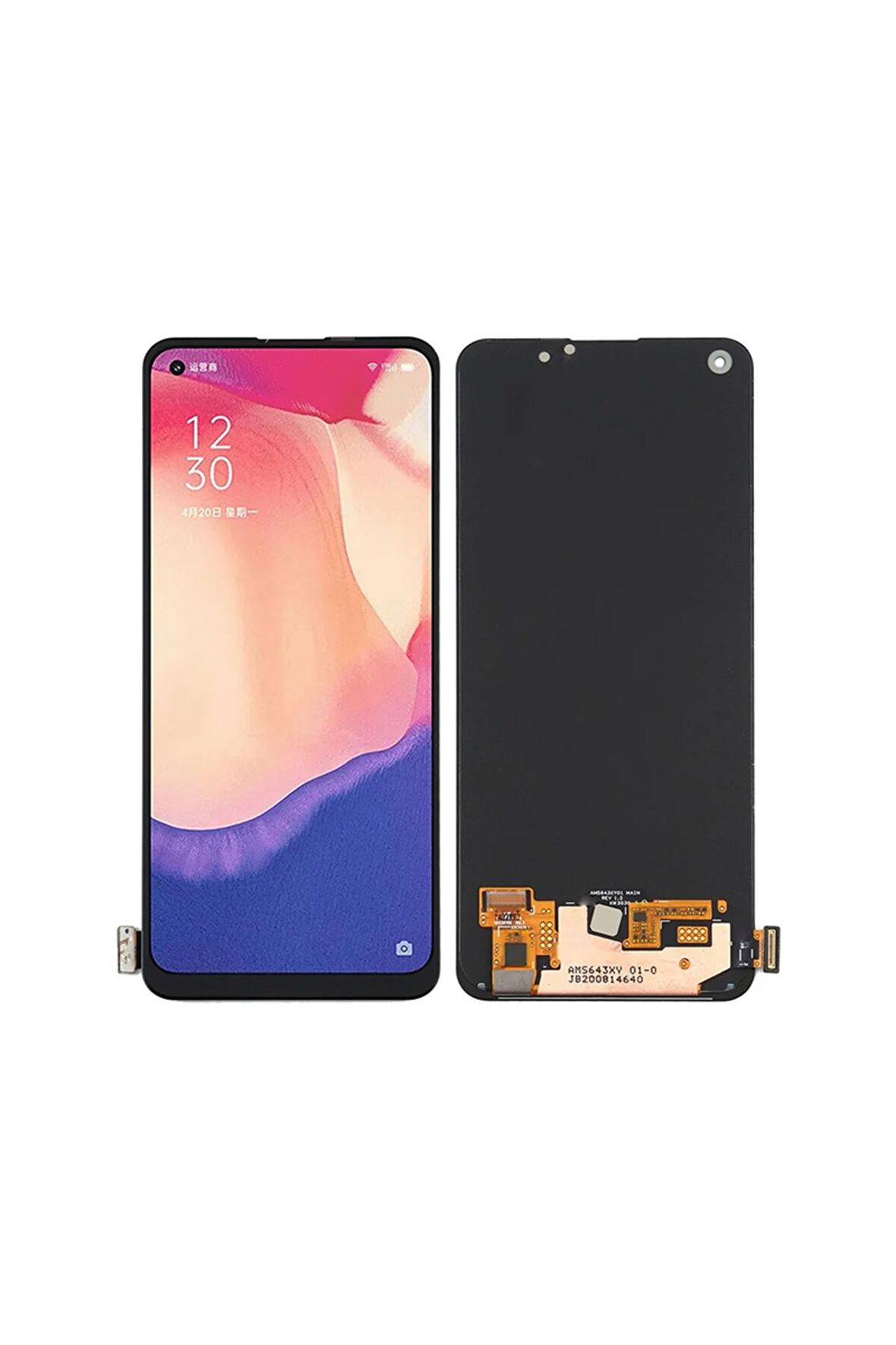 REALME 7 PRO UYUMLU LCD DOKUNMATİK EKRAN ÇITASIZ SİYAH(TAMİR SETİ HEDİYELİ)