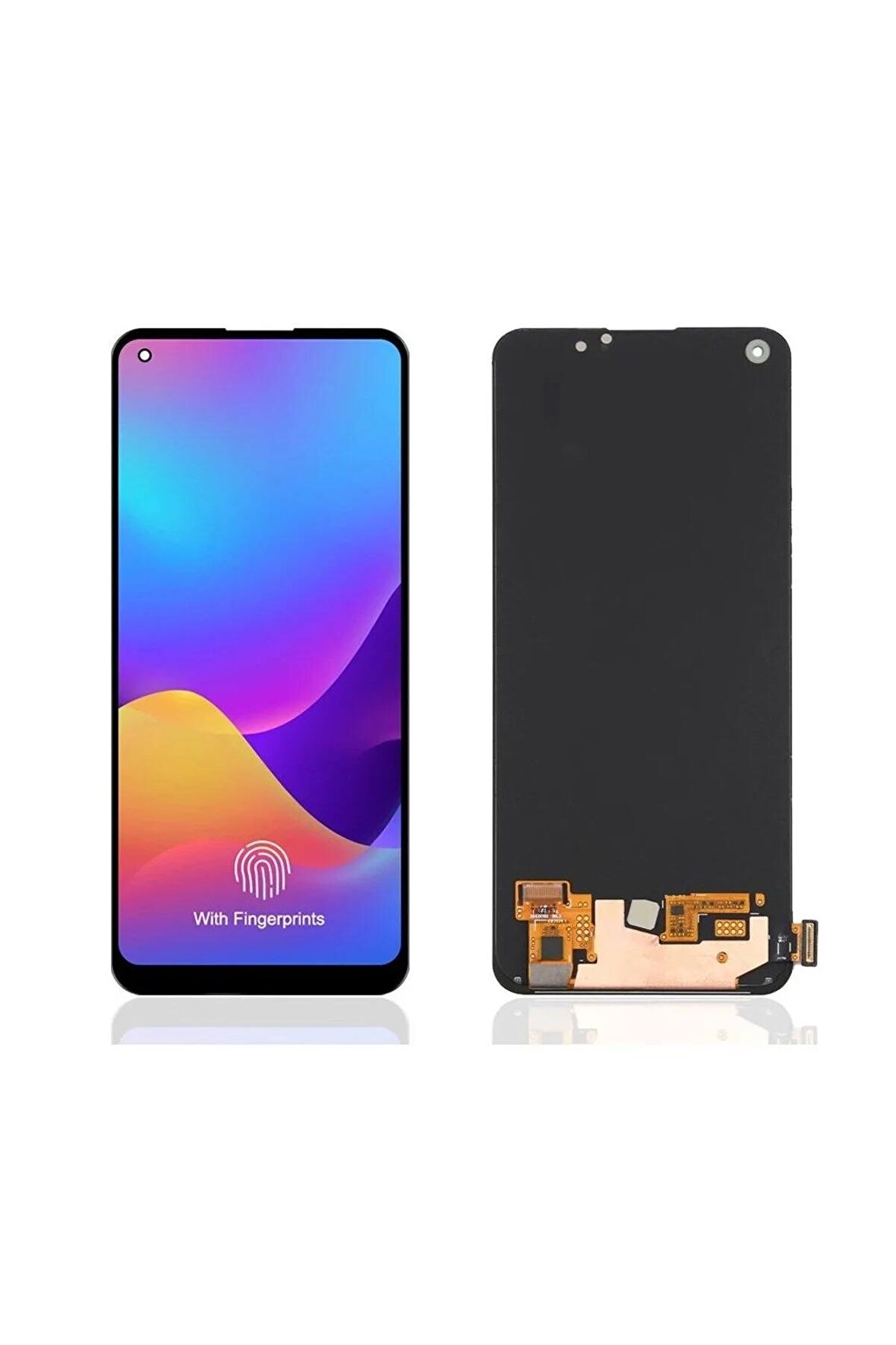 OPPO RENO 5 LITE UYUMLU LCD DOKUNMATİK EKRAN ÇITASIZ SİYAH OLED(TAMİR SETİ HEDİYELİ)