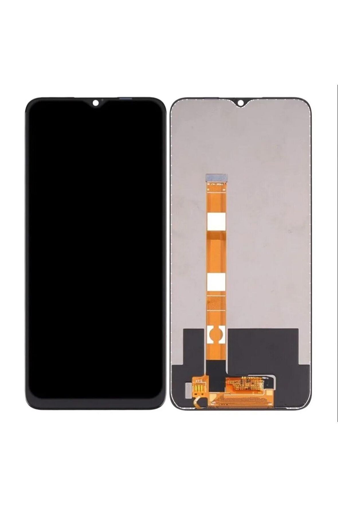 REALME NARZO 50A PRIME UYUMLU LCD DOKUNMATİK EKRAN ÇITASIZ SİYAH