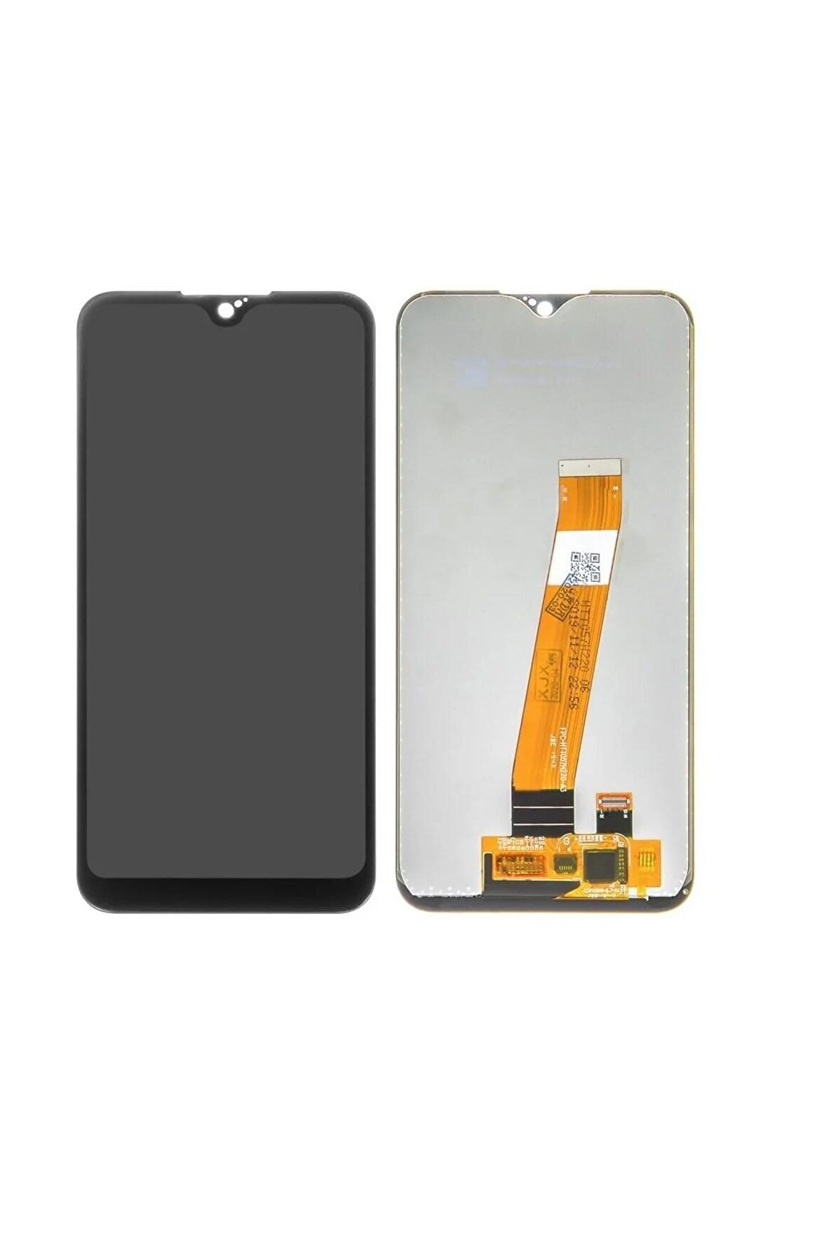 SAMSUNG GALAXY A01 A015-F UYUMLU LCD DOKUNMATİK EKRAN  ÇITASIZ SİYAH (F)
