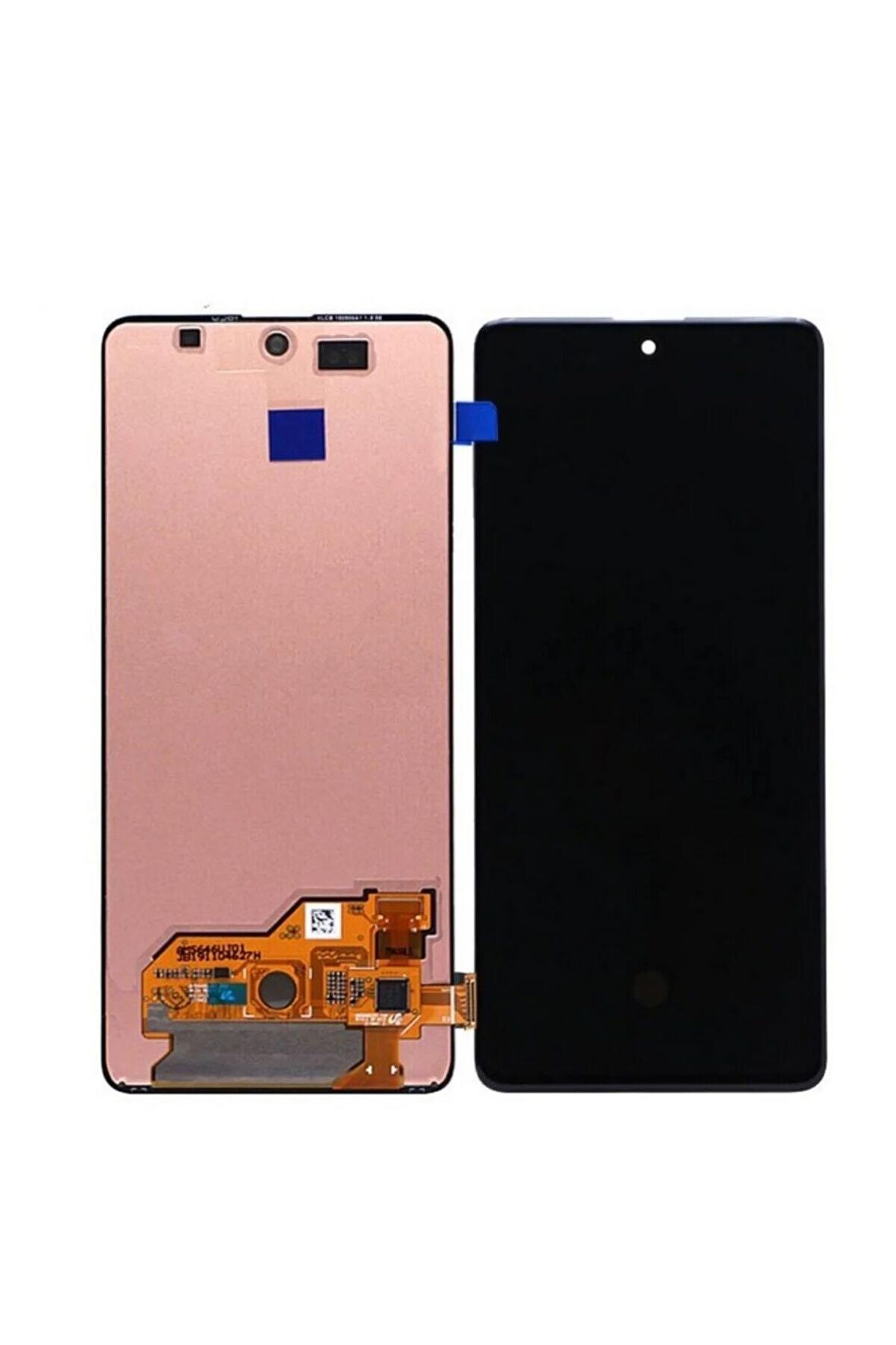 SAMSUNG A51 A515 UYUMLU LCD DOKUNMATİK EKRAN ÇITASIZ SİYAH (INCELL)