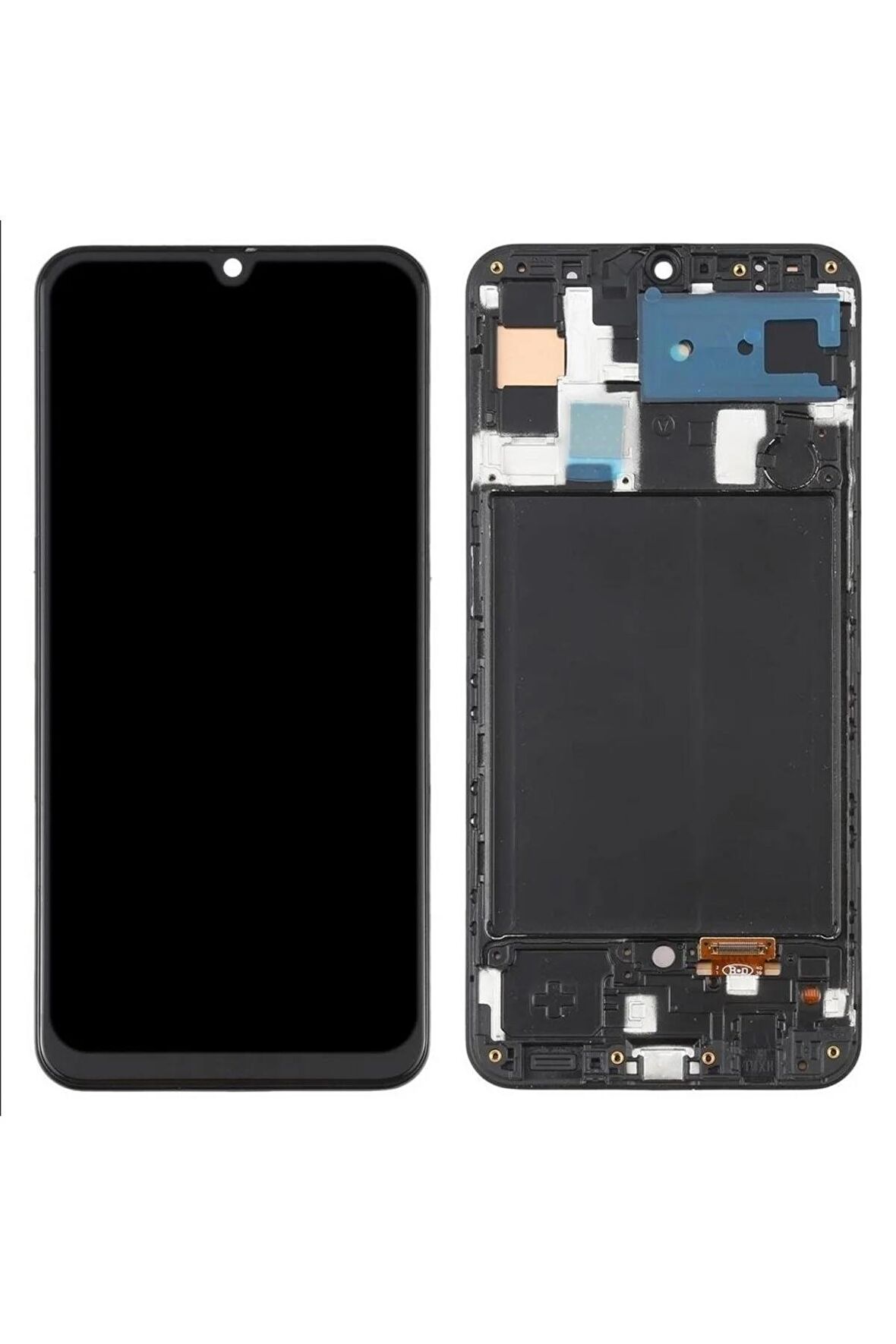 SAMSUNG A03S A037 UYUMLU LCD DOKUNMATİK EKRAN ÇITALI SİYAH