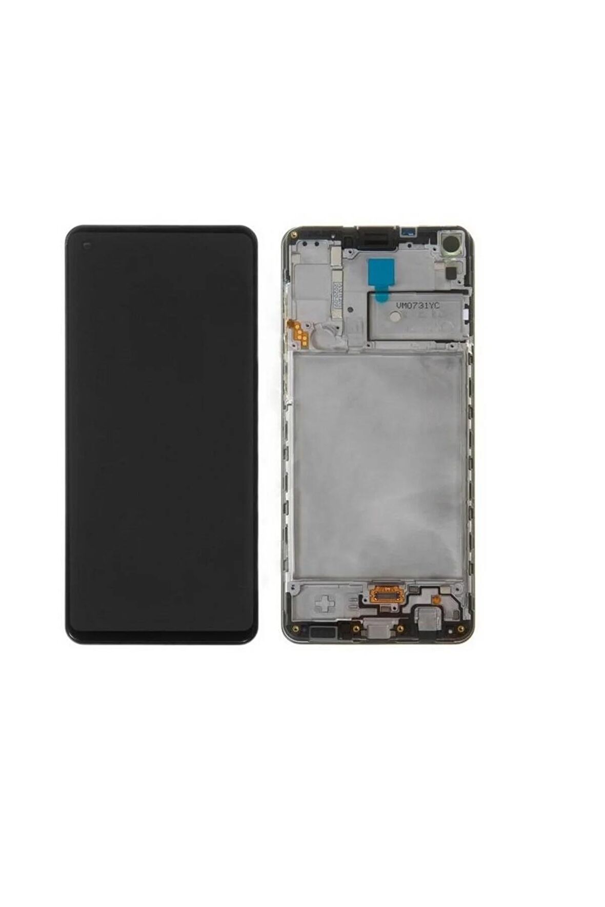 SAMSUNG A21S A217 UYUMLU LCD DOKUNMATİK EKRAN  ÇITALI SİYAH