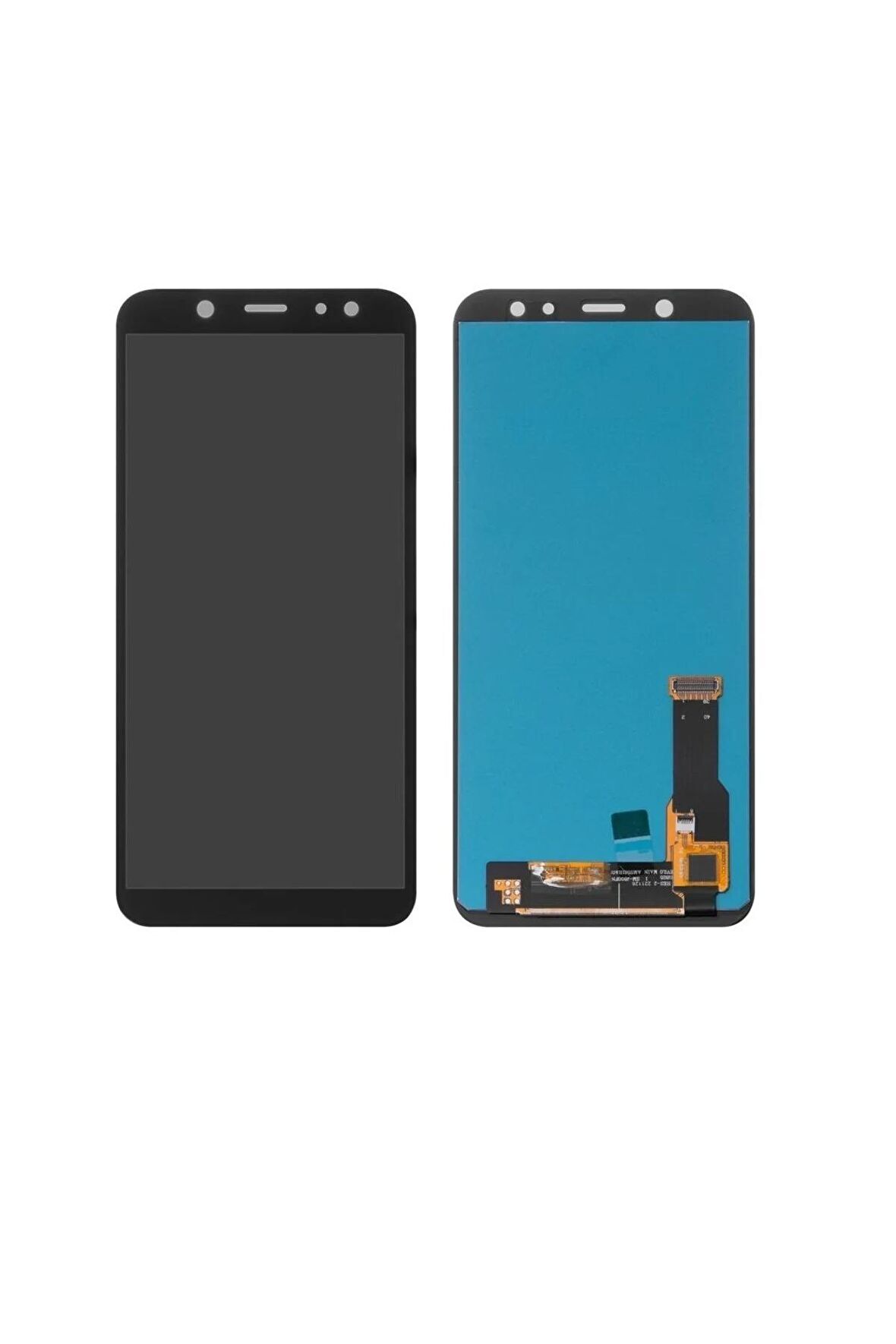 SAMSUNG A6 2018 A600 UYUMLU LCD DOKUNMATİK EKRAN ÇITASIZ SİYAH OLED