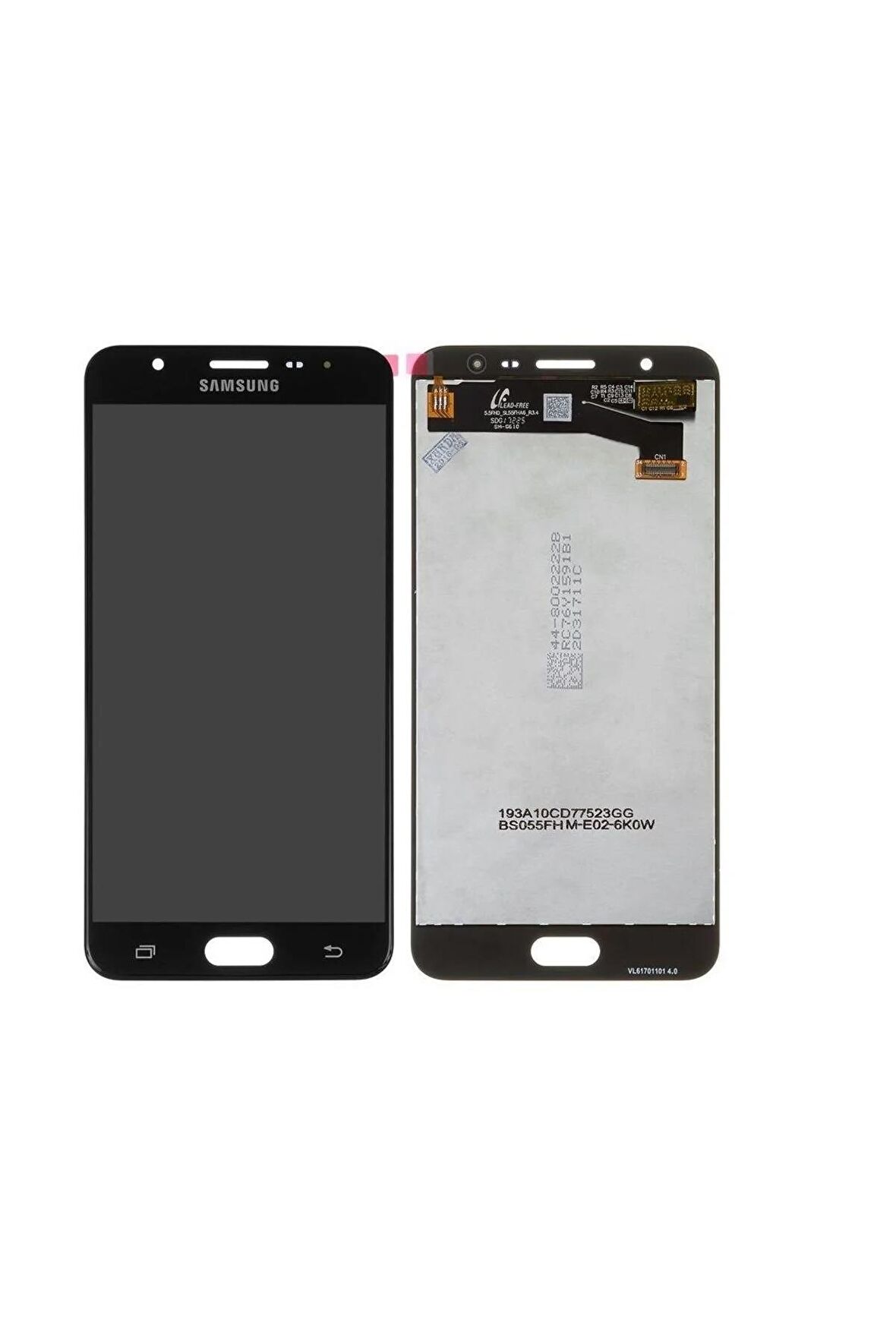 SAMSUNG J7 PRIME G610 UYUMLU LCD DOKUNMATİK EKRAN  SİYAH