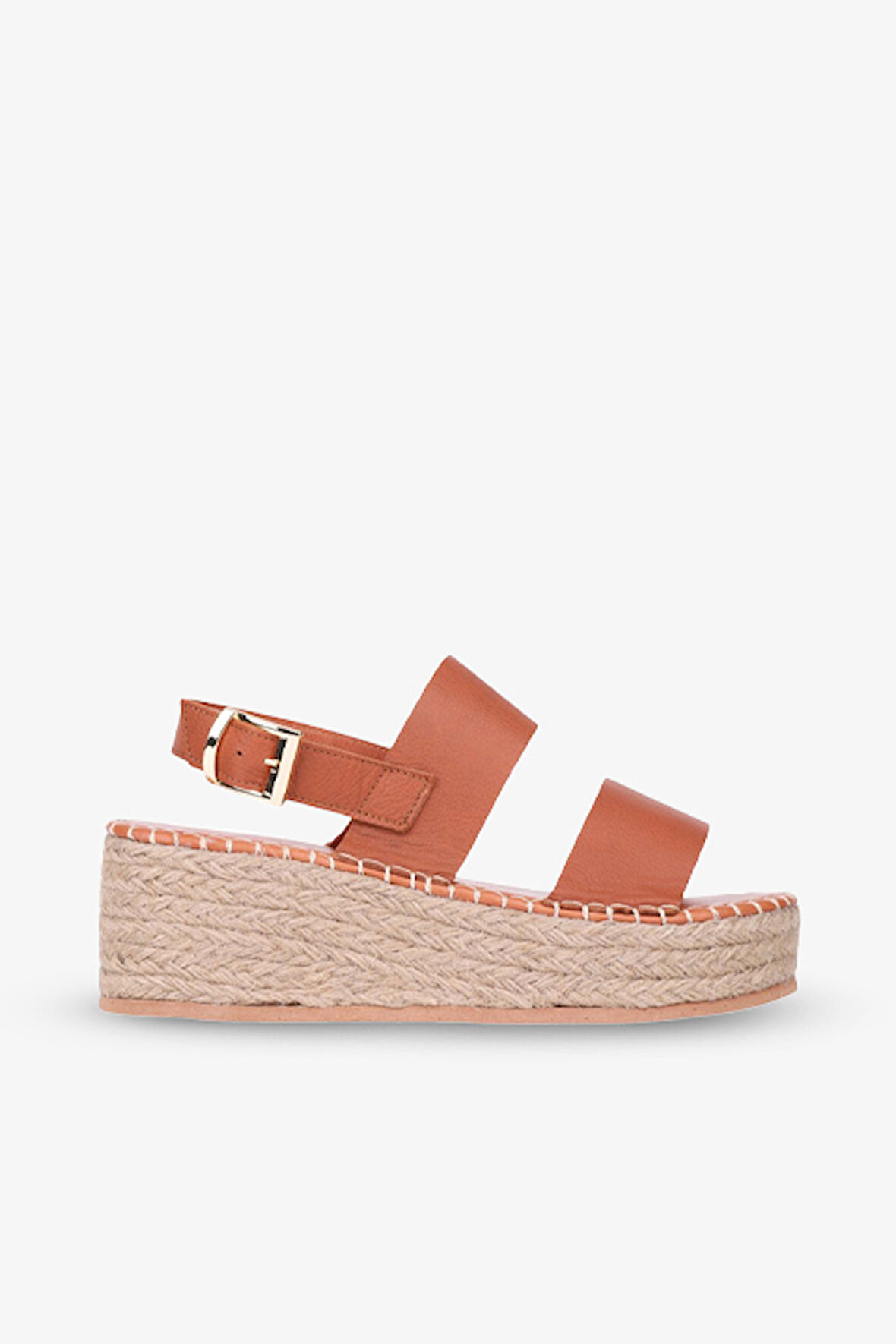 Stato Kalın Taban Kadın Sandalet Taba