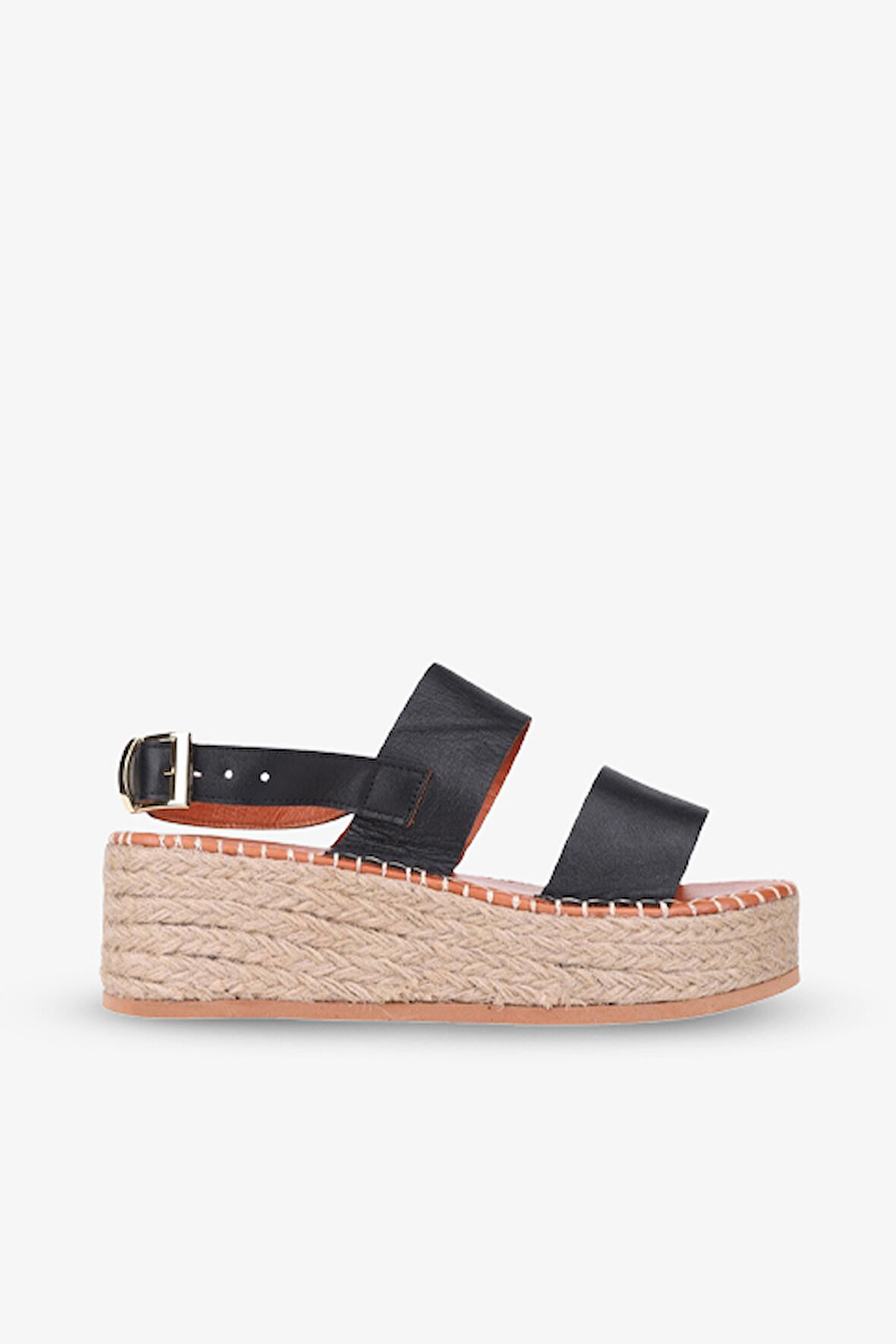 Stato Kalın Taban Kadın Sandalet Siyah