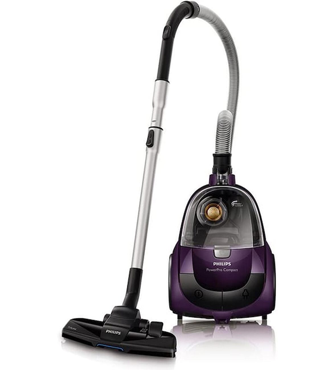 Philips FC9323/07 PowerPro Compact 750 W Toz Torbasız Mor