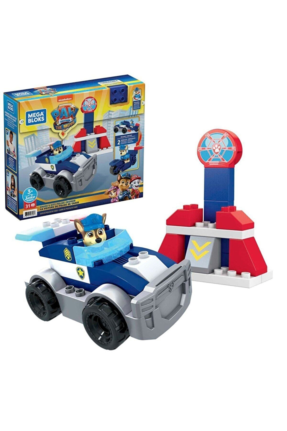Gyj00 Mega Paw Patrol Chasein Polis Aracı