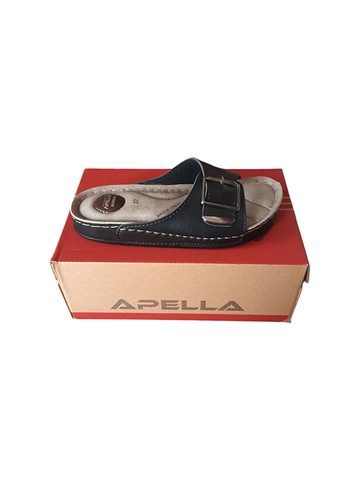 Düz ortopedik onu açık terlik (Apella)