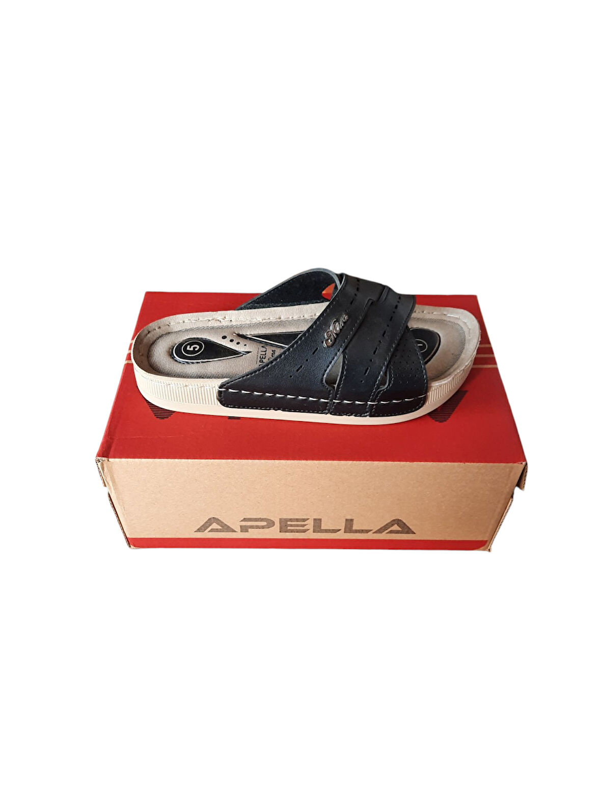 Düz ortopedik onu açık terlik (Apella)