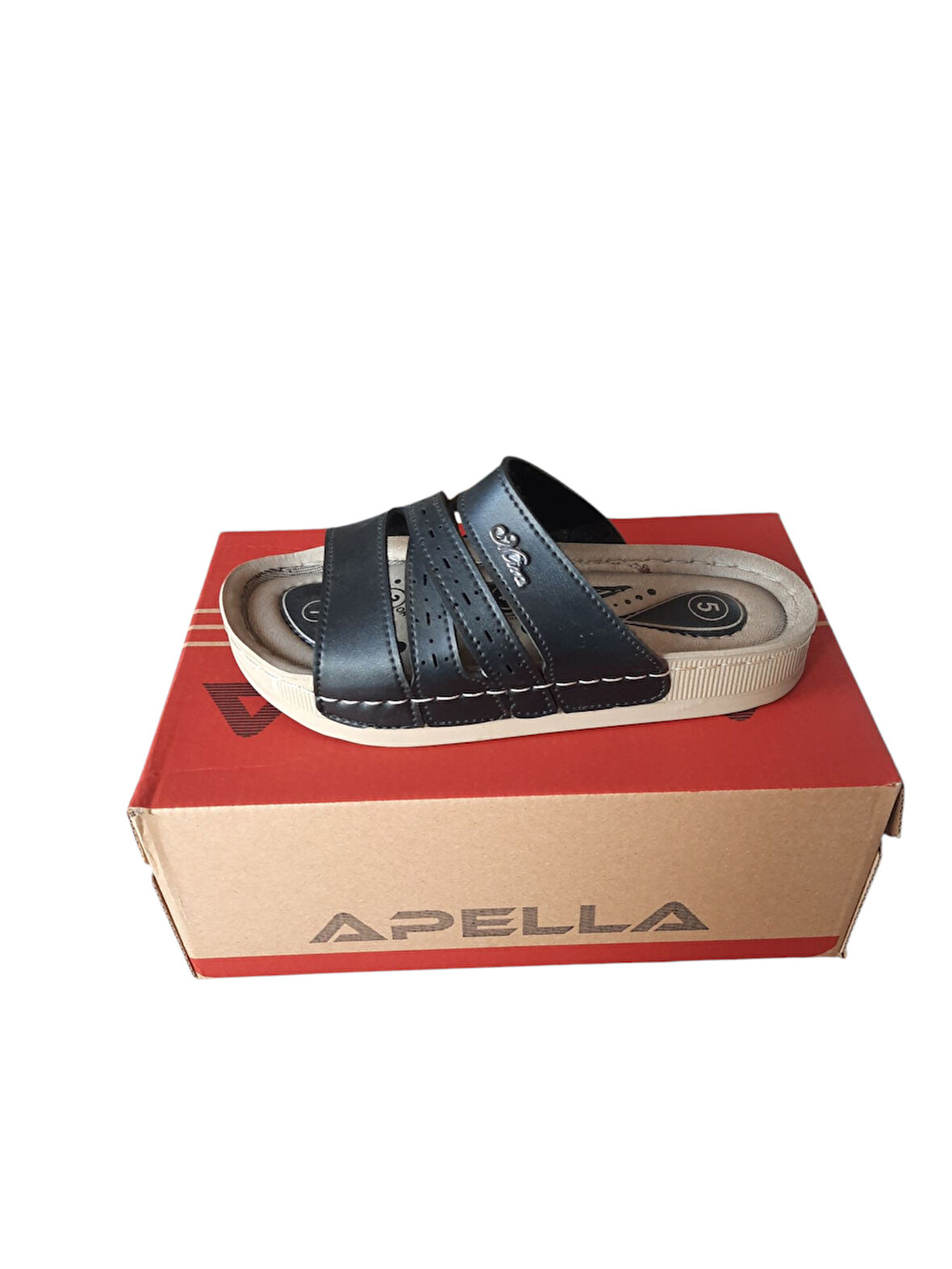 Düz ortopedik onu açık terlik (Apella)