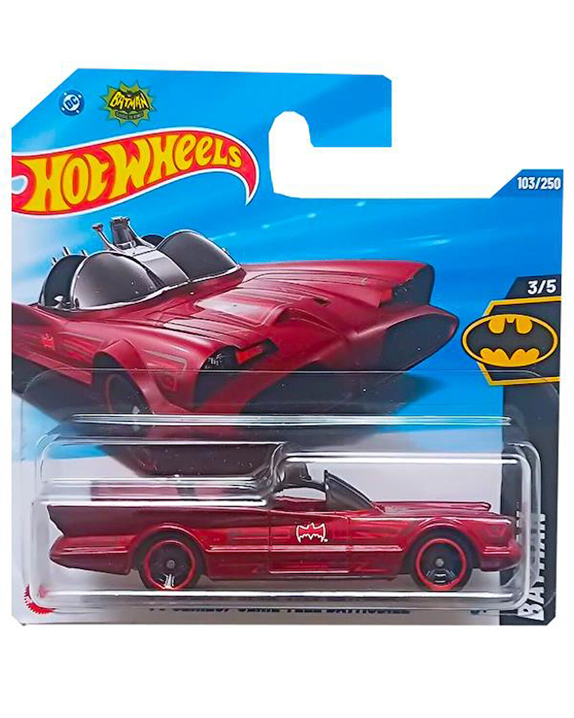 Hot Wheels Batman TV Series Serie Tele Batmobile HYY05