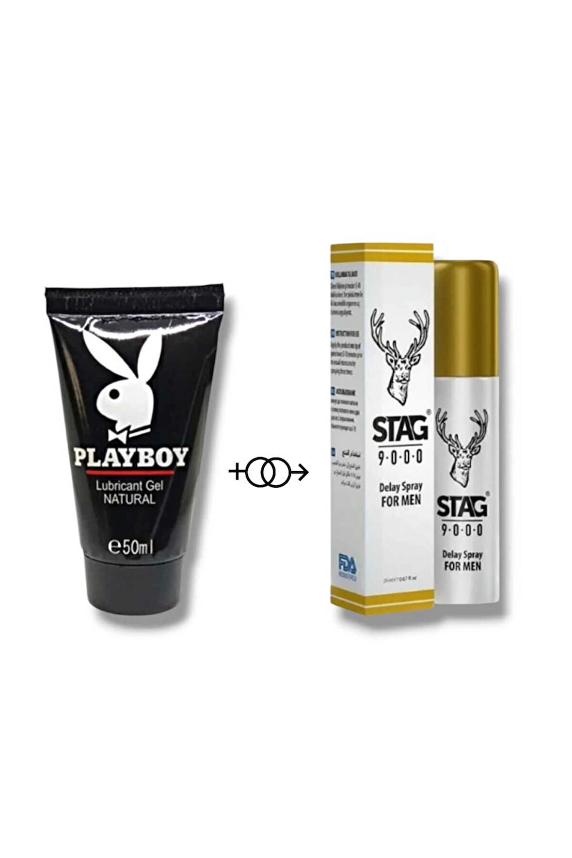 Kayganlaştırıcı Jel 50 ml + Stag Gecìktìrìcì Sprey