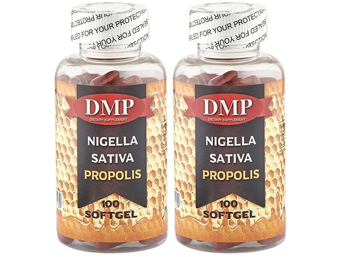 Dmp Çörek Otu Yağı Propolis 2x100 Softgel Nigella Sativa 