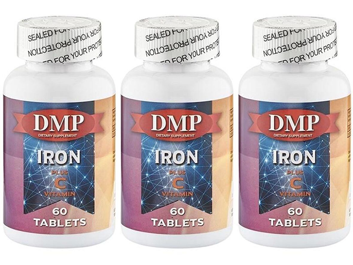 Dmp Iron Plus Vitamin C Vitamini 3x60 Tablet Demir 