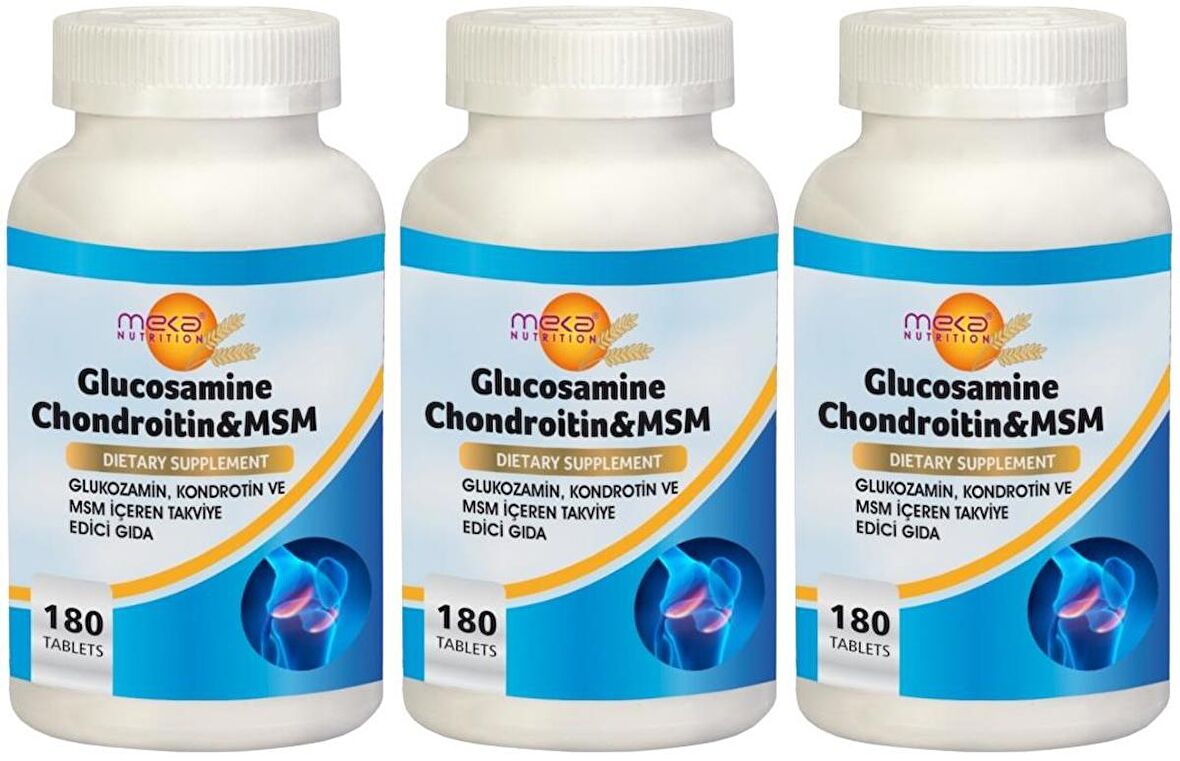Glucosamine Chondroitin Msm 3x180 Tablet Glukozamin Kondroitin