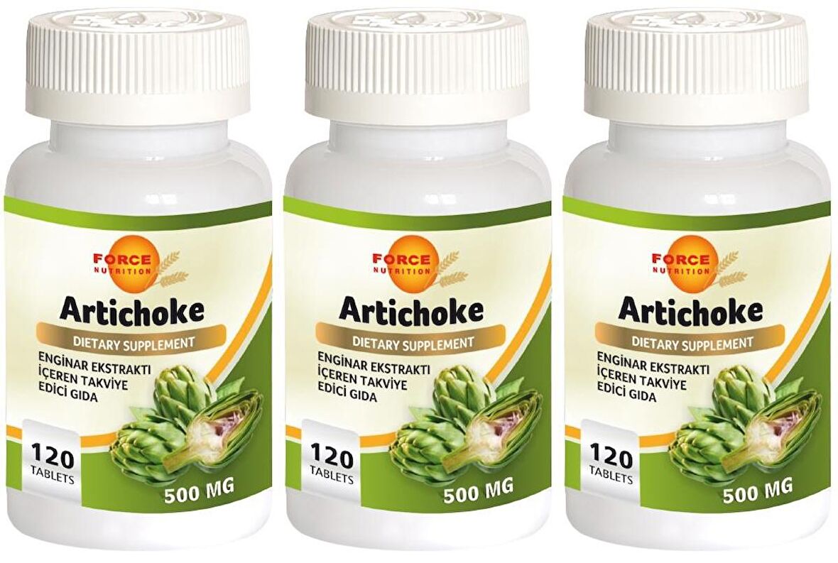 Artichoke 500 Mg 3x120 Tablet Enginar Ekstratı