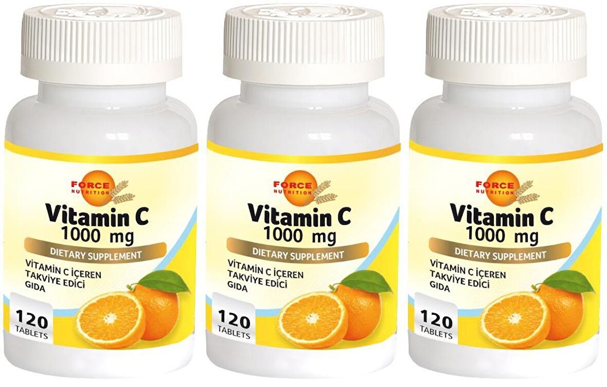 Vitamin C Vitamini 1000 Mg 3x120 Tablet