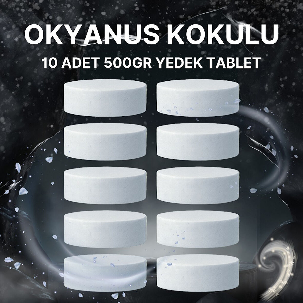 5 Adet 2x500 gr Nem Alıcı Rutubet Ve Küf Önleyici Yedek Tablet Okyanus
