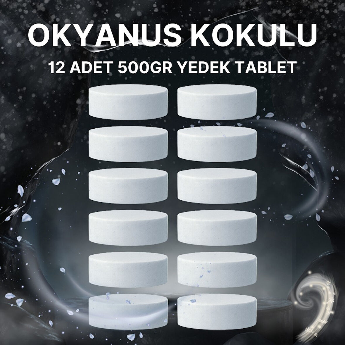 6 Adet 2x500 gr Nem Alıcı Rutubet Ve Küf Önleyici Yedek Tablet Okyanus