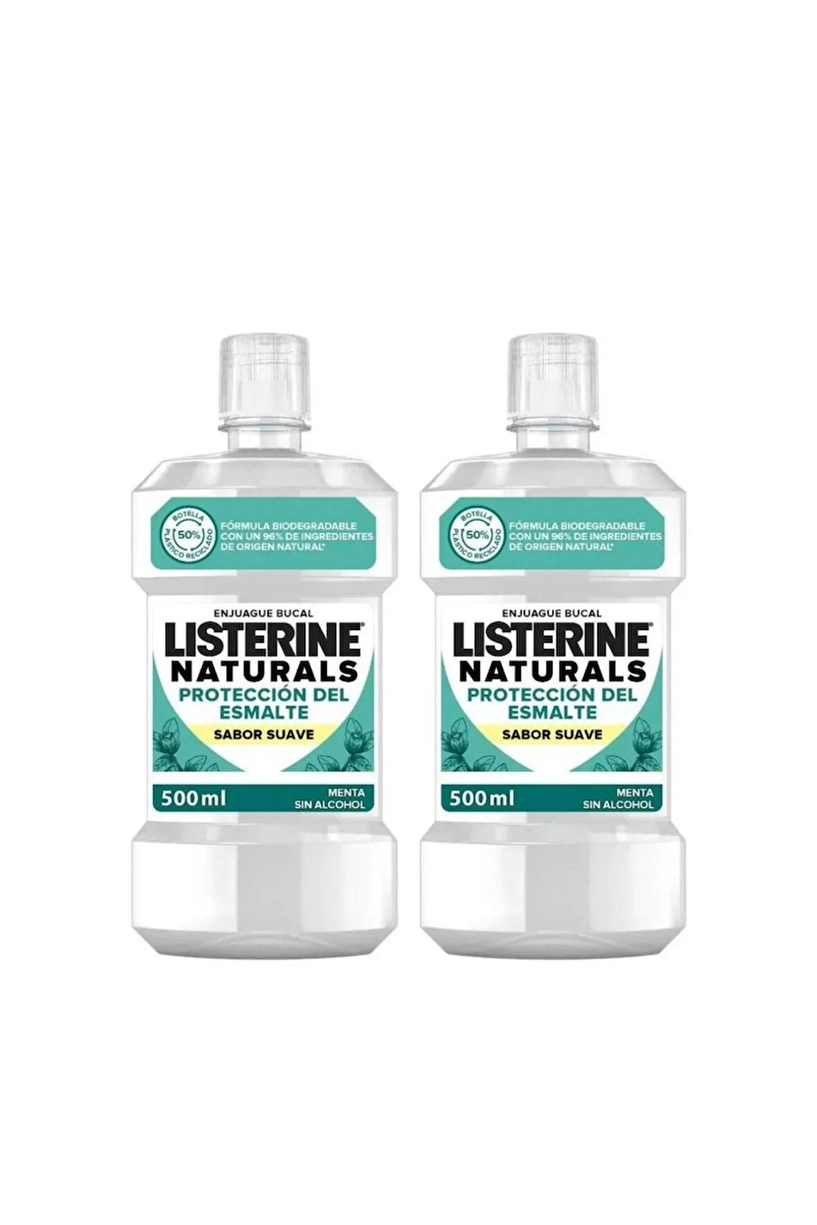 Naturals Emaye Koruma Hafif Lezzet Nane  Alkol veya Boya Yok, Vegan 2 Adet  50 ml