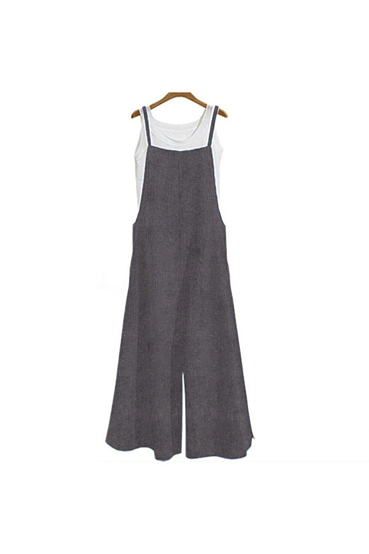 Günlük Askılı Bol Kesim Yazlık Kadın Tulum