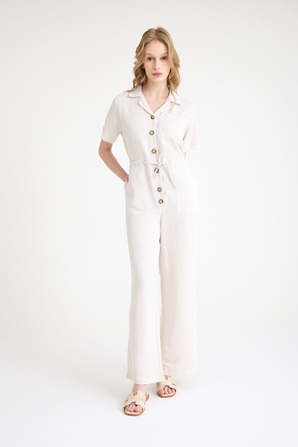 Keten Günlük Tulum