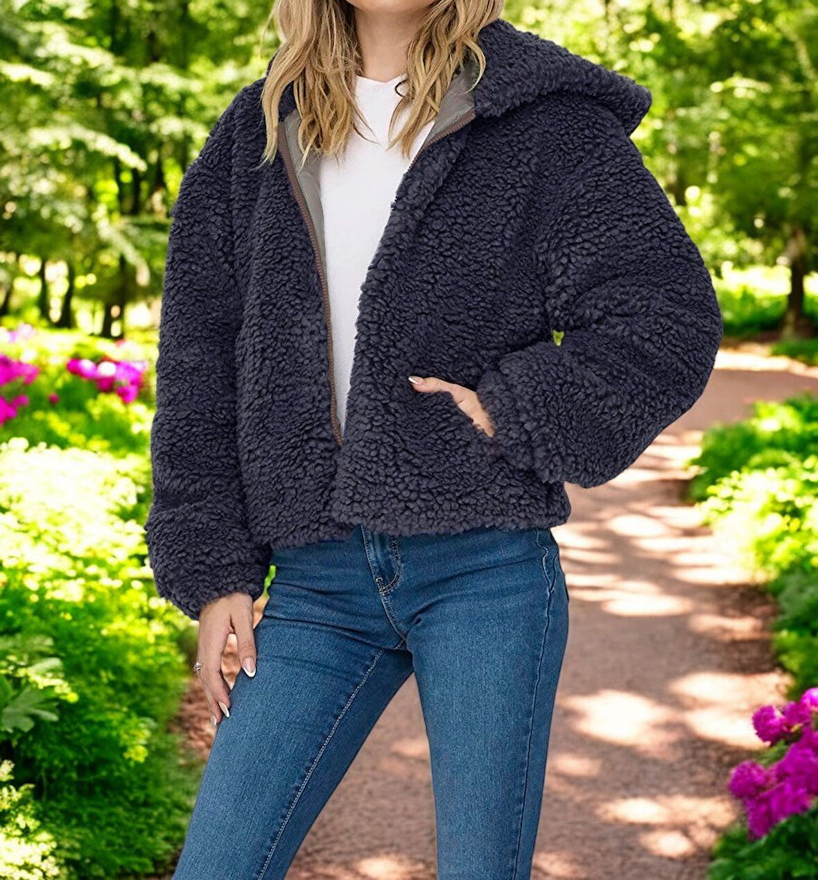 Kışlık Özel Tasarım Peluş Ceket