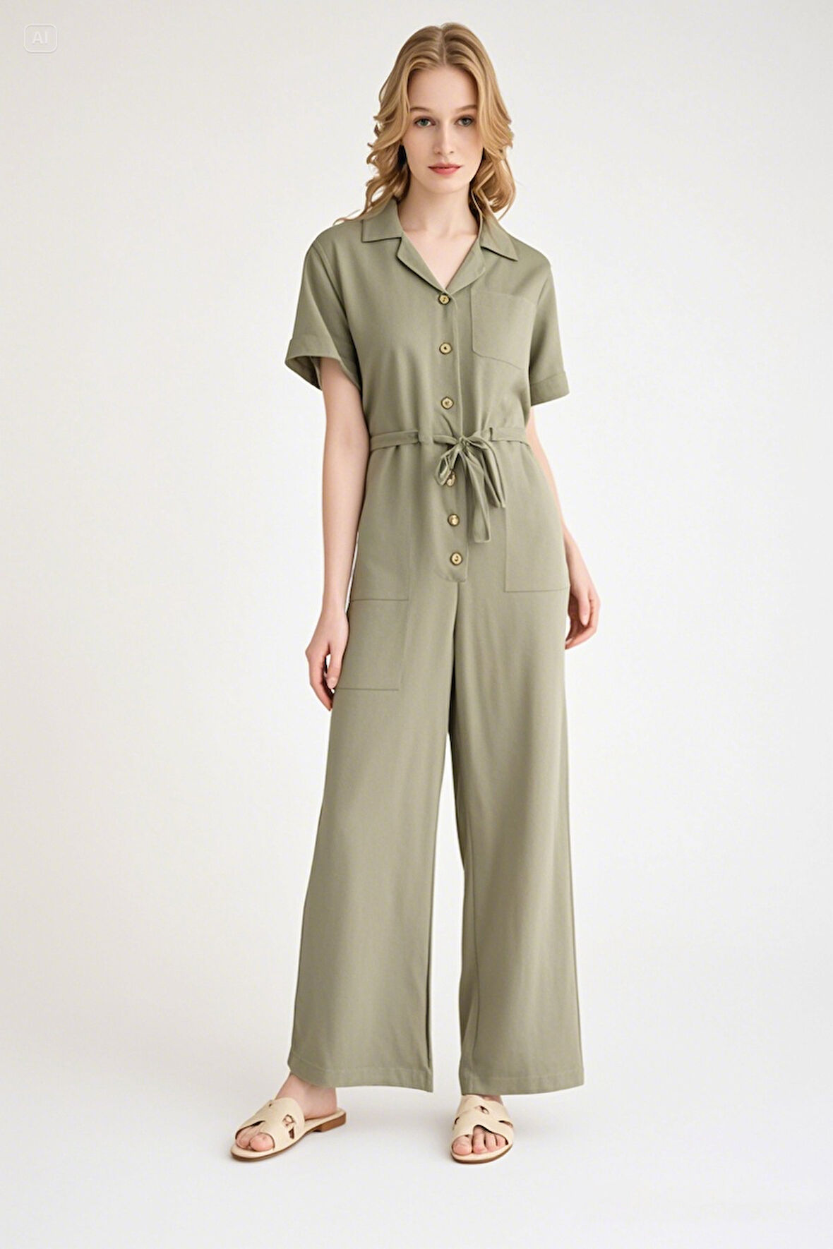 Keten Günlük Tulum