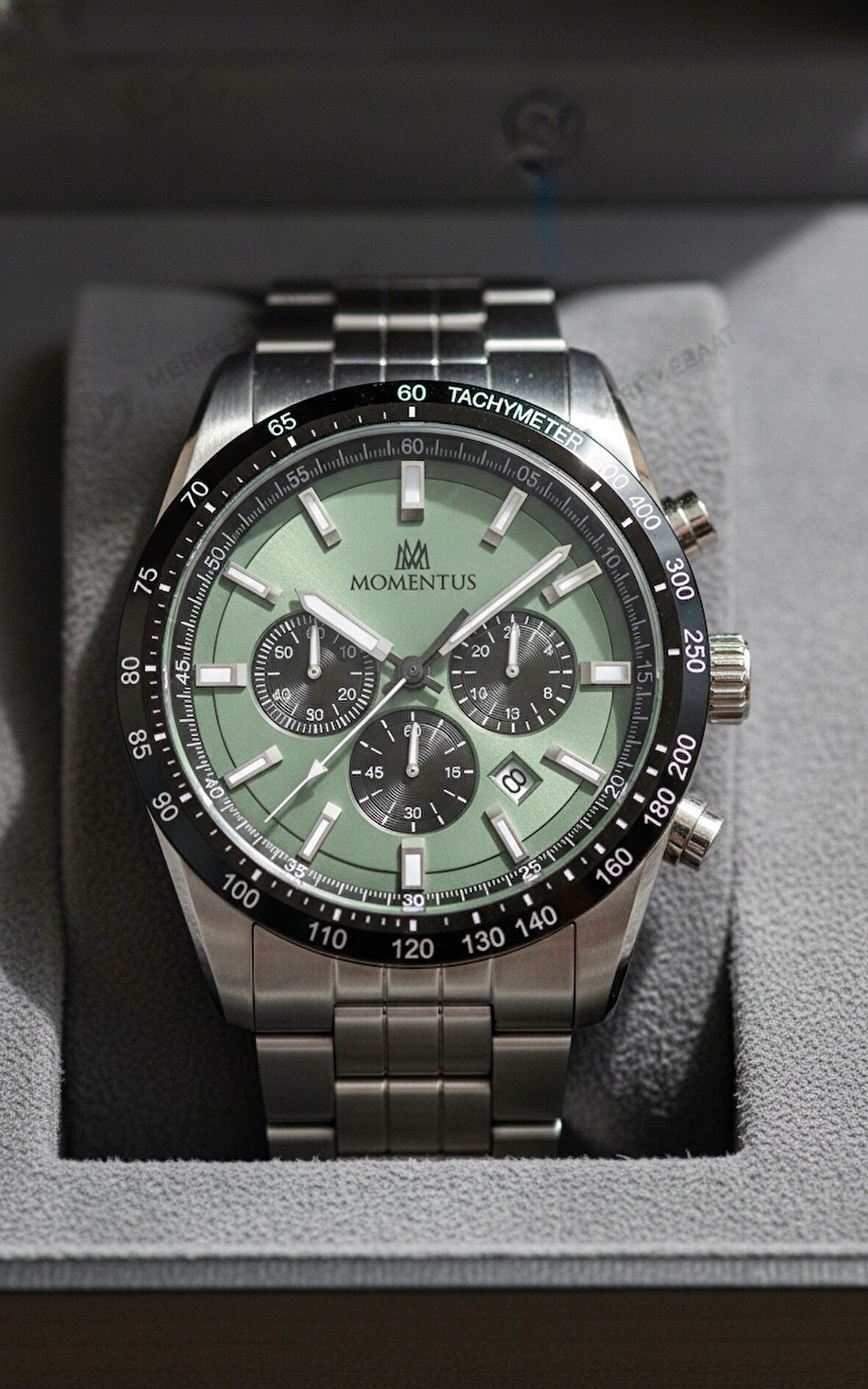 Momentus Gümüş Çelik Kordon Erkek Kol Saati SC369T-15SS