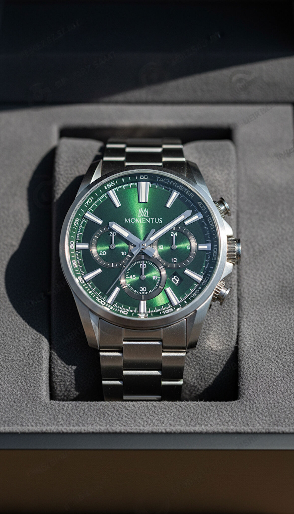 Momentus Gümüş Çelik Kordon Erkek Kol Saati SC370S-15SS