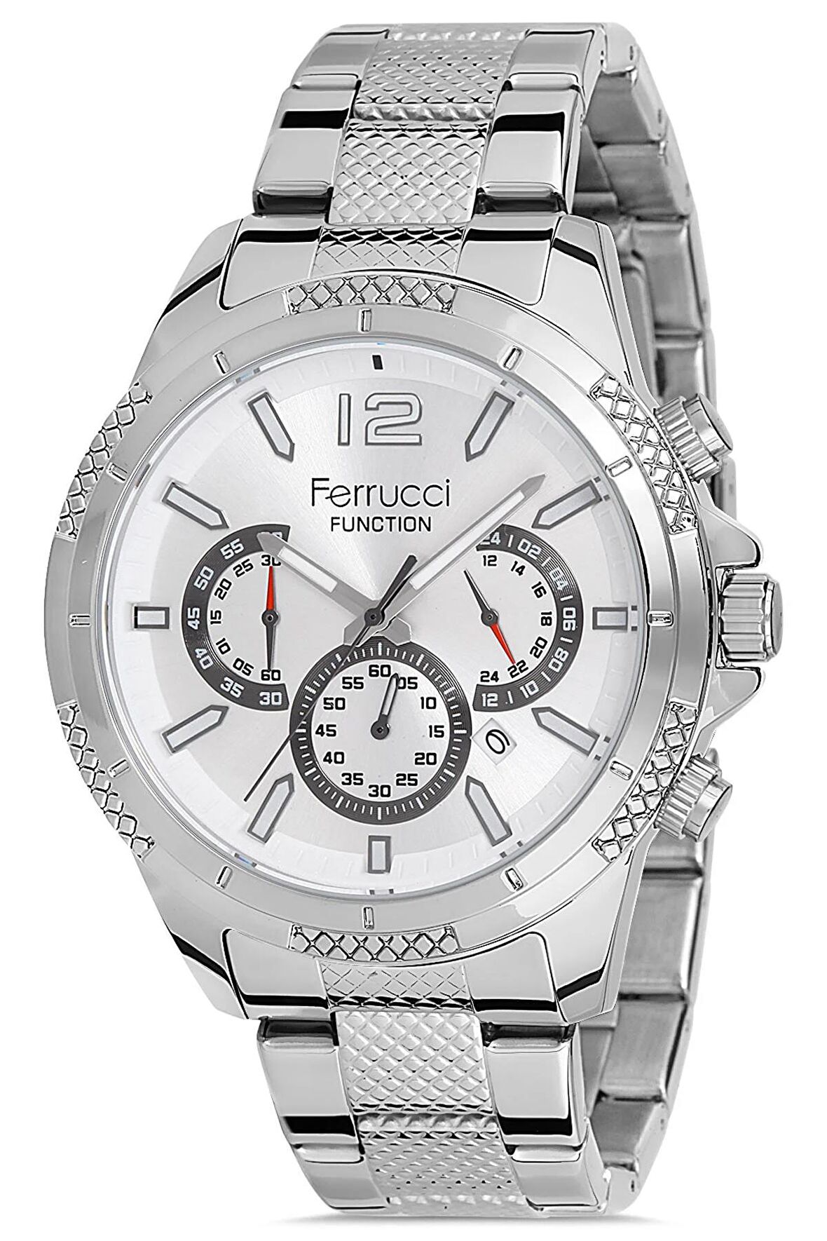 Erkek Çelik Kasa Kol Saati Çelik Kordon Paslanmaz Çelik Model Takvimli Fonksiyon İç Fonksiyonlar Akit Çalışır Premium Model