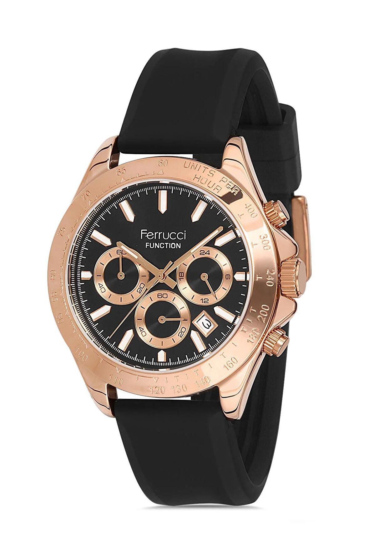 Erkek Spor Kol Saati Çelik Kasa Silikon Kordon Paslanmaz Çelik Takvimli Model İç Fonksiyonlar Aktif Çalışır Premium Seri