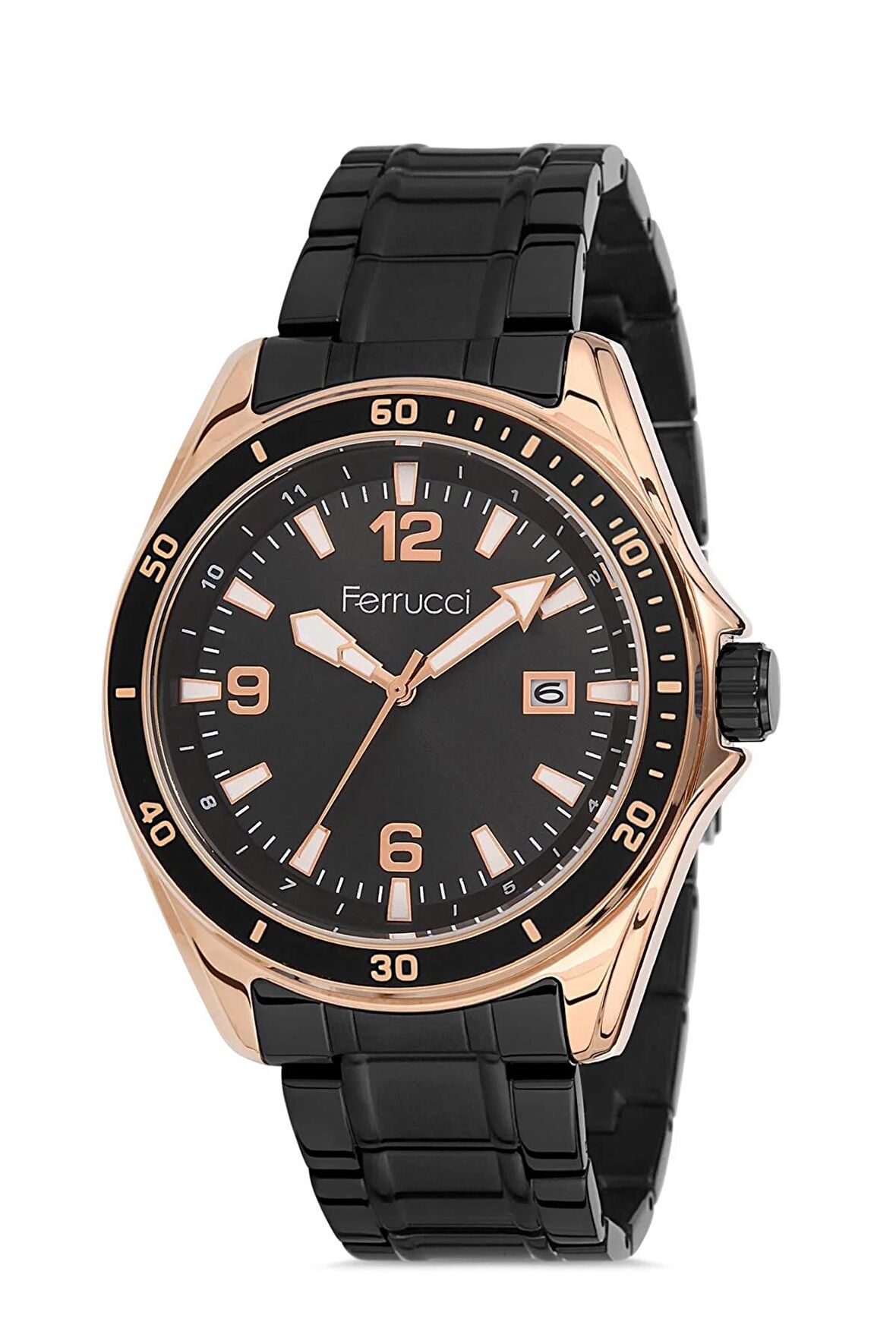 Erkek Kol Saati Çelik Kasa Çelik Kordon Su Geçirmez Takvimli Fonksiyon 2 Yıl Garantili