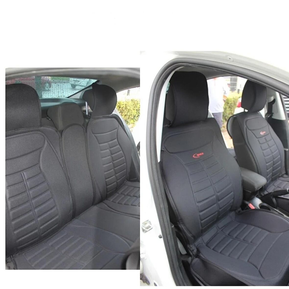 Nissan Juke Uyumlu Lüks Oto Koltuk Minderi Ön Arka Set Siyah 