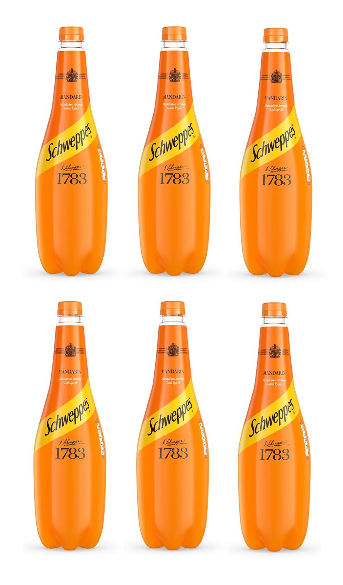 Schweppes Mandalina Aromalı Gazlı İçecek 1 Lt X 6 Adet